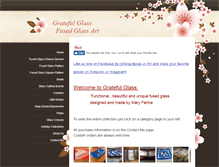 Tablet Screenshot of gratefulglass.biz